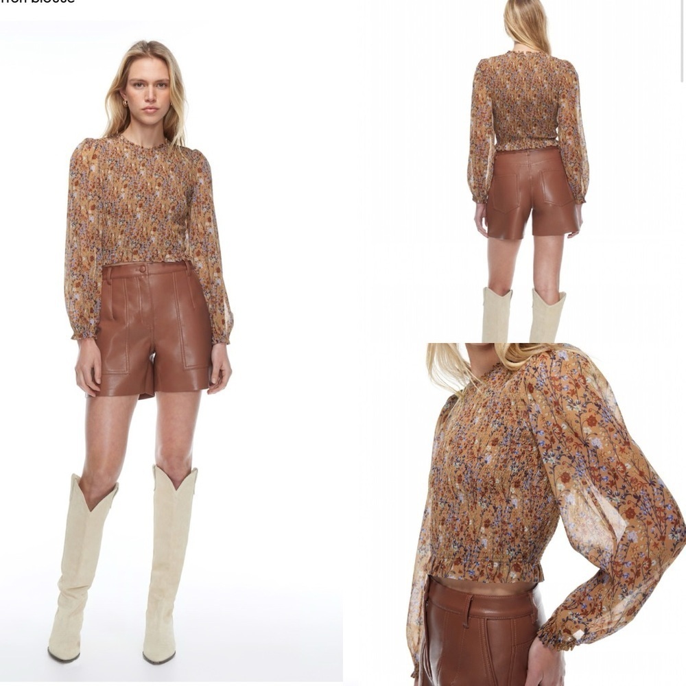 Aritzia Wilfred Tempest Blouse Size Medium